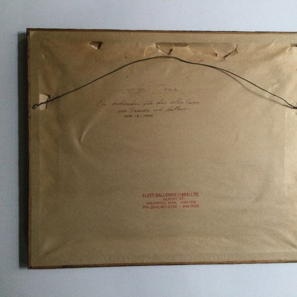 Beautiful needlework yarn art embroidery picture professionally framed - Picture 4 of 4